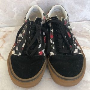 Vans cherry print sneakers size 7 women rare